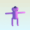 Julian Glander 黏土塑料风 萌 旋转