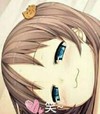 卡通 躺着 脸红 笑