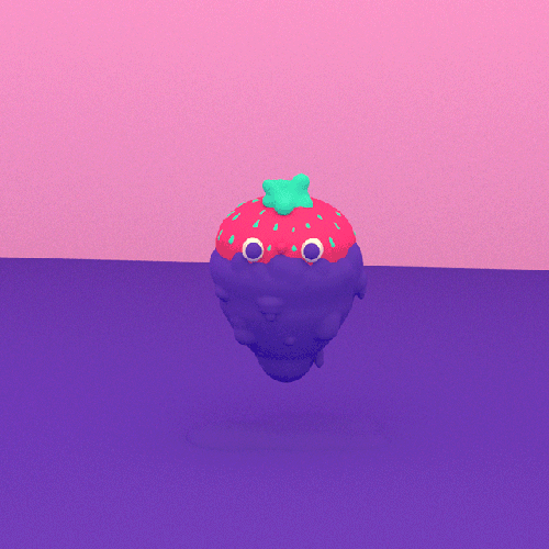 创意 动画 情人节 草莓