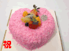 爱心 蛋糕 水果 祝夫人生日快乐