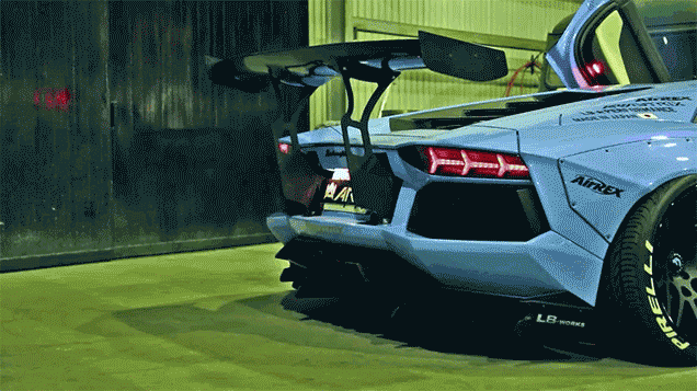 兰博基尼 Lamborghini 喷火 酷