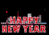 烟花 夜晚 喜庆 祝福 happy new year