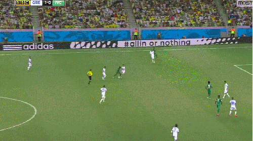 巴西世界杯 希腊 破门 科特迪瓦 足球 博尼