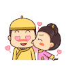 胧月公主 亲亲 爱心 花痴
