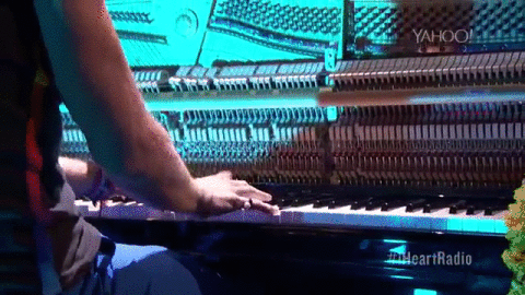 酷玩乐队 Coldplay 弹钢琴 音乐节