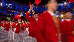 开幕式 中国代表团 奥运会
小红旗