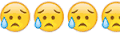 瞪眼  委屈 不开心  尴尬
