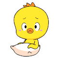 鸭子 眨眼 生气 扔东西