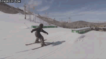 滑雪 skiing