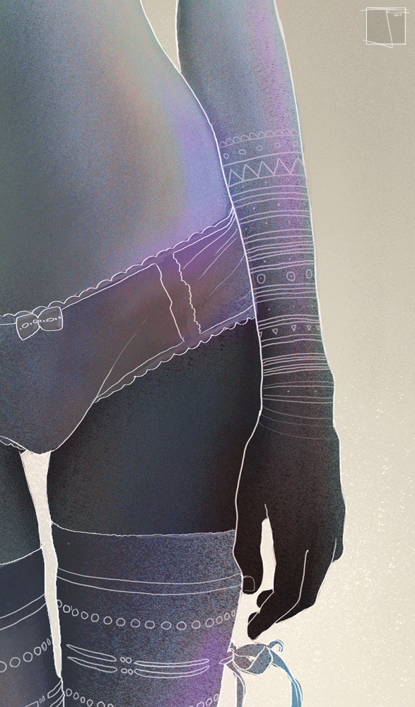 动漫 二次元 搞怪 年轻女子 性感