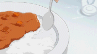碗 勺子 米饭 美食