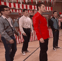 grease live aaron tveit faint