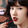 美女 化妆 红唇 漂亮