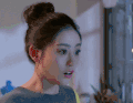 丸子头 美女 惊讶 迷人 气质