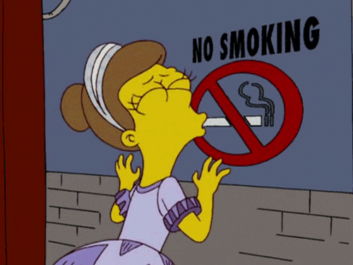 吸烟 禁止吸烟  傻逼 去死吧