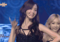 人气歌谣 少女时代 林允儿 打招呼