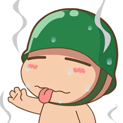 炮炮兵 热 伸舌头 冒烟
