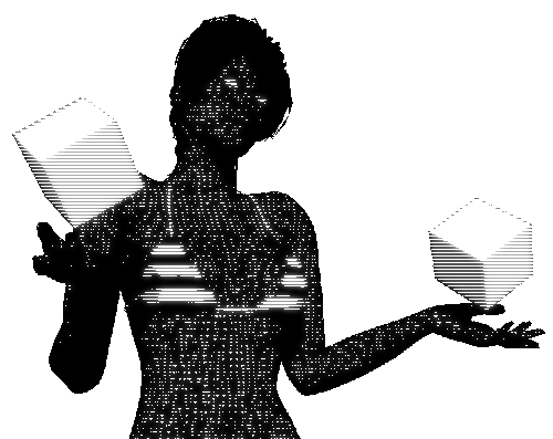 动漫 动画 人物 方体
