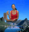 摇晃 得意 吃 美味