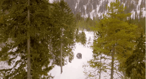 MV Nathan&Trent Running&On&Air 冬天 加拿大 森林 汽车 雪地