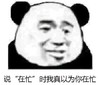 暴漫 熊猫头 说在忙时我真以为你在忙 吐槽女神 搞笑 沙雕