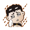 小男孩 卡通 搞笑 流泪