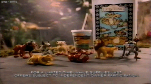 90 迪士尼 狮子王 汉堡王 90年代广告 狮子王