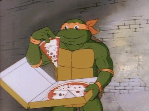 披萨 食物 忍者神龟 卡通