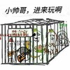 暴漫 萝卜头 恶搞 雷人 斗图 小帅哥 进来玩啊 笼子