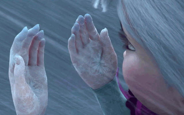 冰雪奇缘 艾莎 冻结 魔法 惊讶 迪士尼 动画电影 Frozen Disney
