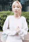金泰妍 开车 金发 美女