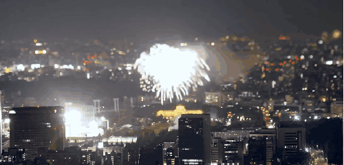 城市 夜晚 日本 烟花 移轴摄影 迷你东京