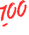 贴纸 满分 一百分 100