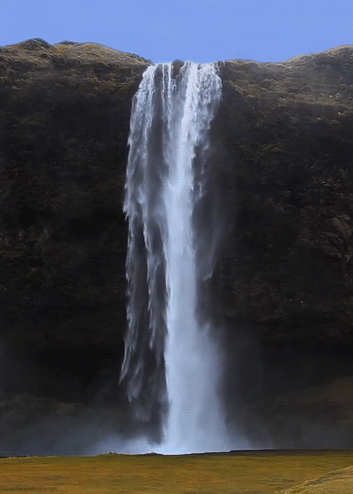 冰岛 瀑布 风景 earthporns