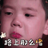 爸爸去哪儿5 爸爸去哪儿第五季第二期 嗯哼 杜江 国庆 假期 路上这么堵 想想都辛苦 难过 伤心 委屈 痛苦 soogif soogif出品