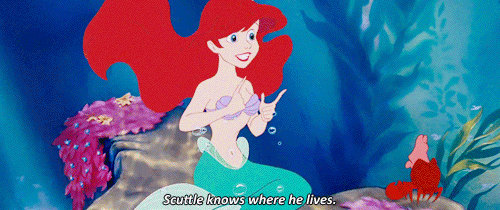 小美人鱼 迪斯尼动画 爱丽儿 可爱