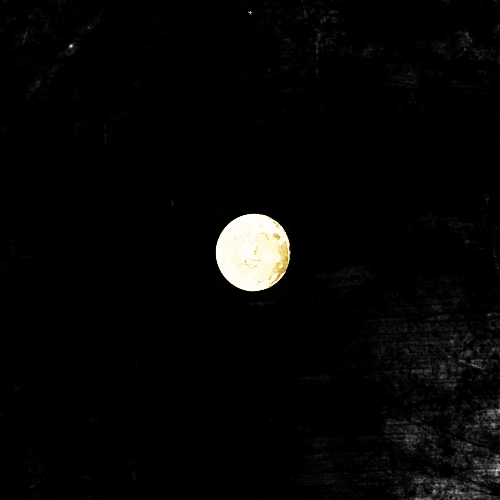 月亮 moon 月食 居中