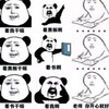 金馆长 熊猫 张大嘴 看我干嘛 看书啊
