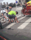 自行车 沦陷 搞笑 雷人