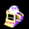 猫咪 汉堡 可爱