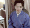 鹿晗 花美男 男神 帅气 扇子