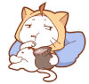 猫咪 享受 可爱 搞笑 斗图 萌萌哒 吃东西