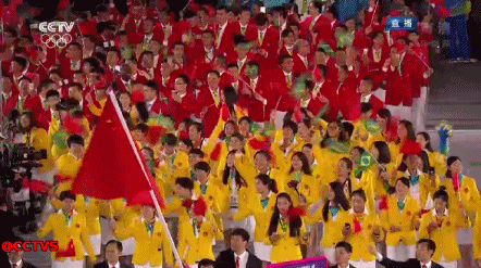 中国代表团 出场 中国 刘延东 雷声 旗手 里约奥运会 代表团 西红柿炒鸡蛋