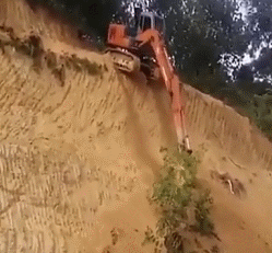 挖掘机 厉害 霸气 绝技
