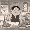 动漫 GIF gif 吃货