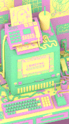 Julian Glander 黏土塑料风 萌
