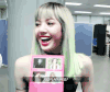 blackpink Lisa 美少女 开心 齐刘海 撒娇