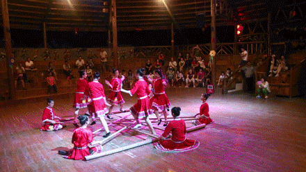 竹竿舞 舞蹈 少数民族 彝族 健身