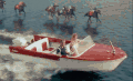 Coldplay MV UpUp 创意 海面 游艇 赛马