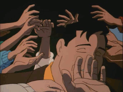 手 點(diǎn)頭 閉眼 卡通